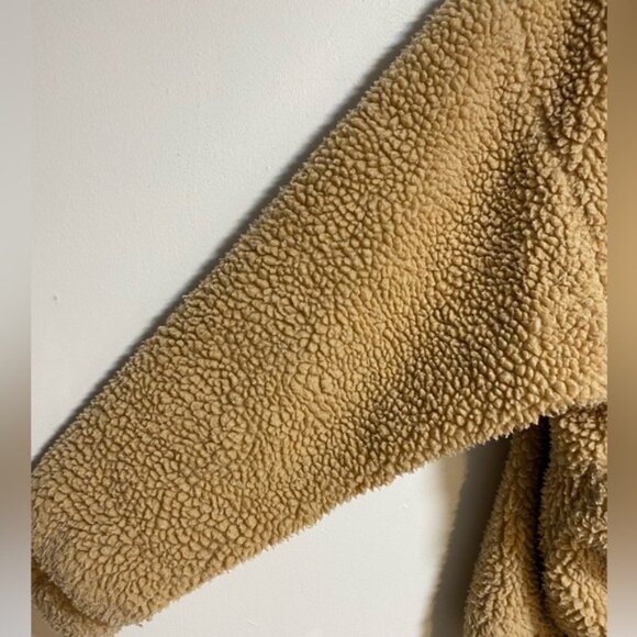 I.AM.GIA Teddy Sherpa Zip-Up Jacket in Camel (Size XS) - Picture 5 of 8